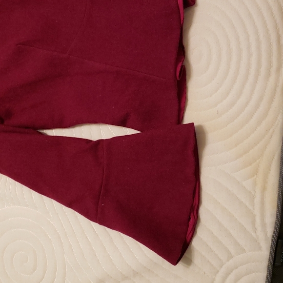 Handmade Raspberry wool skirt suit, silk lined, women's 14 - Picture 4 of 8